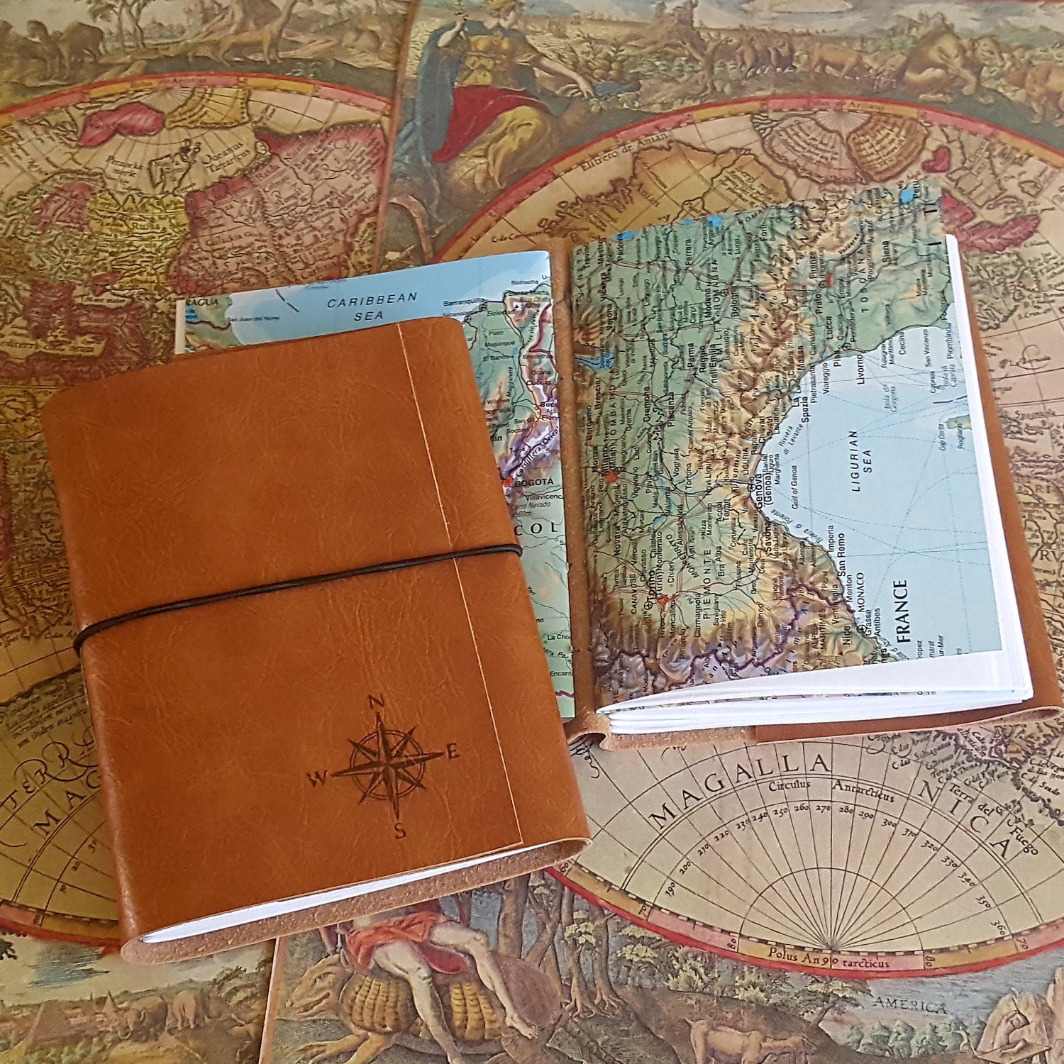 explorer journal with maps a travel journal by tremundo