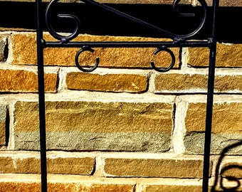 Wrought Iron Slate Sign Holders