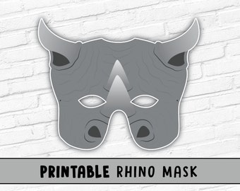 Rhino mask | Etsy