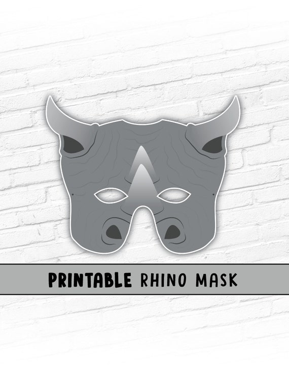 Rhino Mask Printable 29