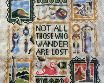 Lord of the rings cross stitch | Etsy