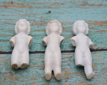 Antique Frozen Charlotte Antique Dolls, Vintage Frozen Charlotte Dolls, Steampunk Findings, Broken Dolls, Dolls for Making Jewelry