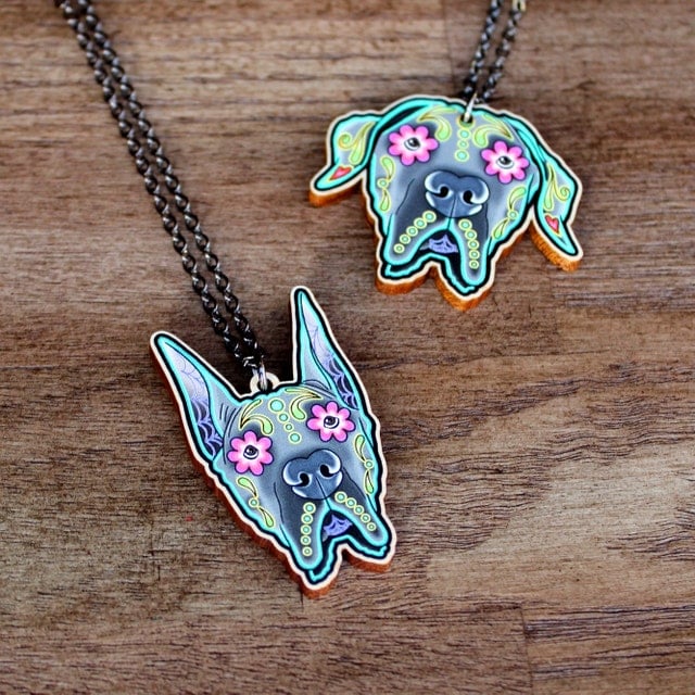 Pretty In Ink Day of the Dead Art Jewelry & by