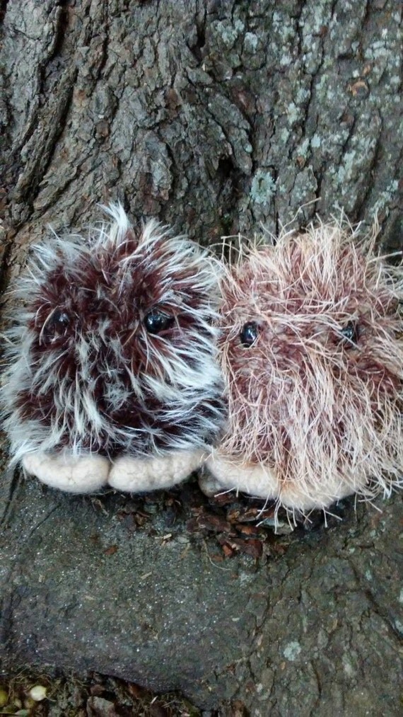 Bigfoot plush toy Sasquatch stuffed animal hand knit