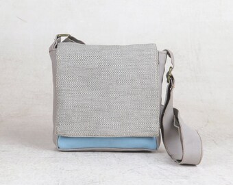mini satchel bag - crossbody cell phone bag - mini messenger bag - mini crossbody bag - mini bag - cell phone purse - pouch bag