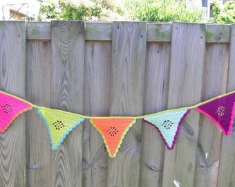 Crochet Garland, Colorful II