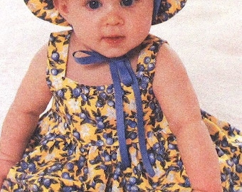 Baby Sundress Sewing Pattern UNCUT Simplicity 9784