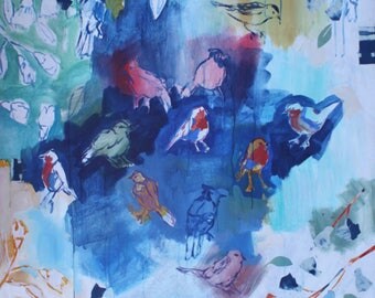 First Blooms: Large Original Painting