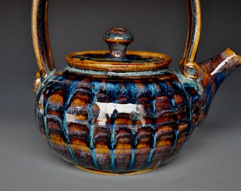 Stoneware Pottery Teapot Ceramic Teapot Handmade Pottery Teapot A