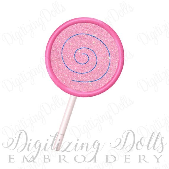 Swirl lollipop applique machine embroidery design 3x3 4x4 5x5 Swirl lollipop applique machine embroidery design 3x3 4x4 5x5