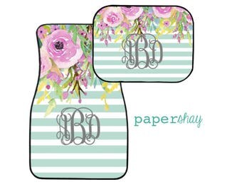 Personalized Car Mats - Monogrammed Car Mats - Floor Mats Personalized - Custom Car Floor Mats - Car Accessories - New Driver Gift