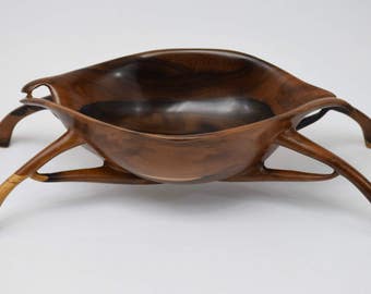 Ziracote Carved Bowl
