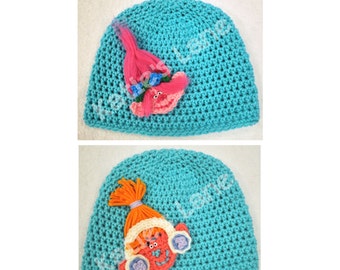 Trolls Hats - Handmade - Crochet
