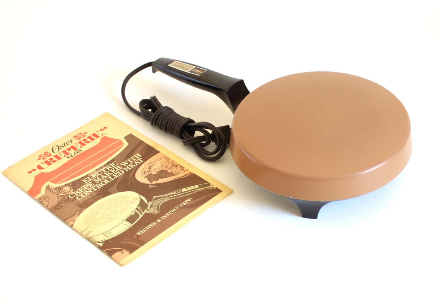 Montgomery Ward Crepe Maker or Oster Creperie Vintage 1970s