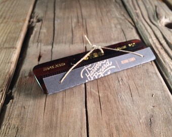 BEARD COMB, handmade, KENT comb for beard care and beard grooming
