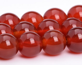 6MM Carnelian Beads Grade AAA Genuine Natural Gemstone Full Strand Round Loose Beads 15" BULK LOT 1,3,5,10 and 50 (101105-317)