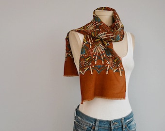 wool challis shawl