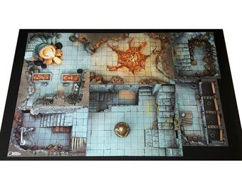 2'x3' Winter Playmat RPG game mat for Dungeons and