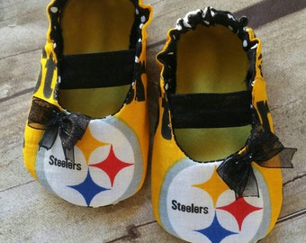 Pittsburgh Steelers Baby Maryjane Booties