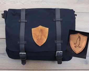 Ravenclaw Messenger bag Harry Potter satchel canvas undyed