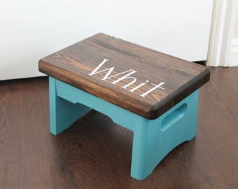 Child's Personalized Step Stool