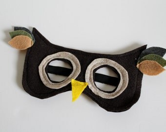 Felt Owl Mask for Kids