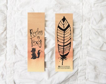 Reading is Foxy - Bookmark