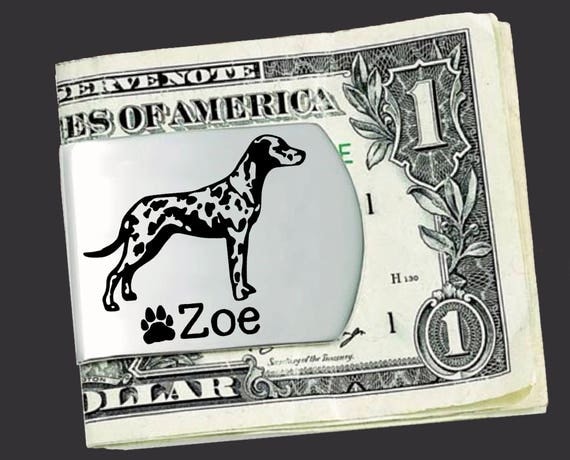Dalmatian Money Clip | Dalmatian | Custom Money Clip | Money Clip | Fathers Day | Gift for Men | Korena Loves
