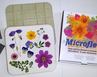 Microwave Flower Press - Microfleur - 9" x 9"