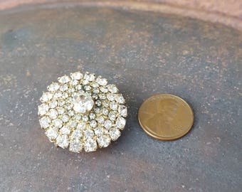 Vintage Rhinestone Brooch