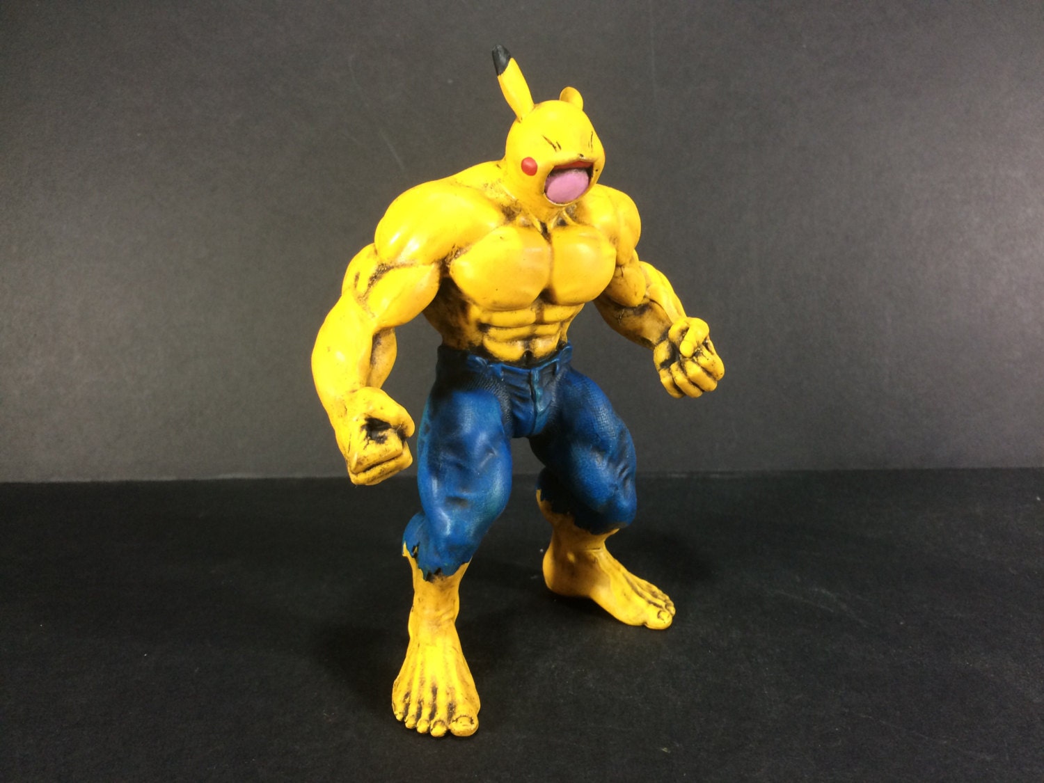 pikachu muscle figure