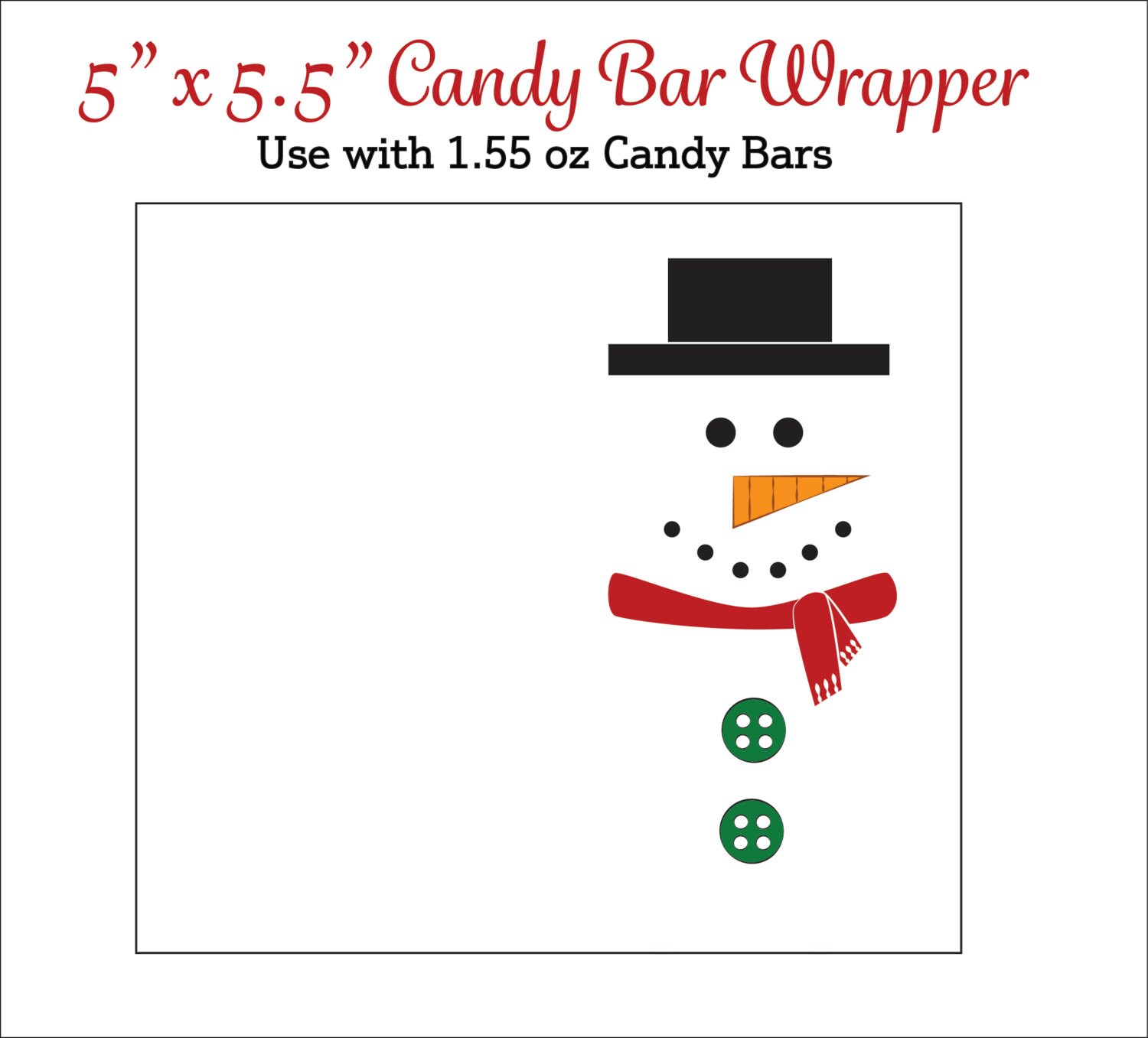 Free Printable Candy Bar Snowman Template Printable Templates