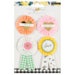 American Craft Embellishments - Crate Paper - Maggie Holmes Bloom Standouts Embellishments: Delights With Gold Foil
