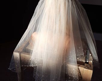 Beaded Vintage Wedding Veil