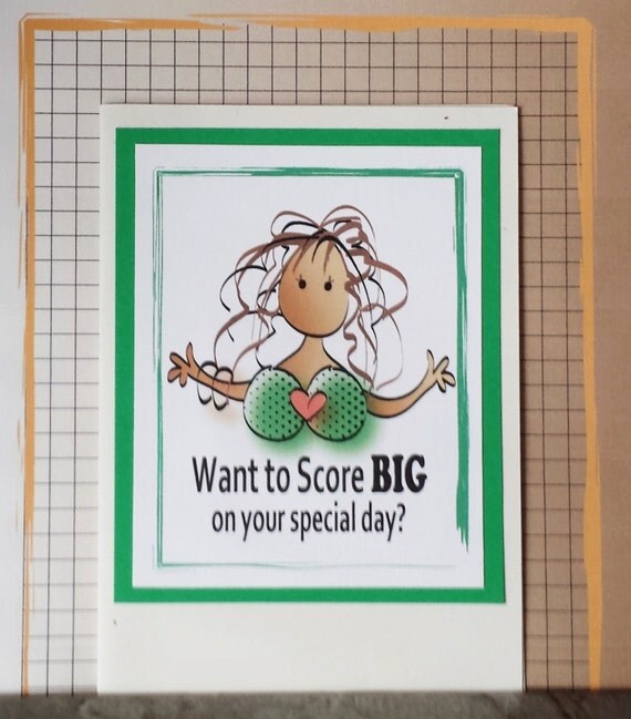 Suggestive Birthday Card for Him Naughty Birthday Card for