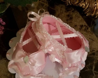 Ballerina Cake Topper / Shoe Cake Topper / Shower Cake Topper / Ballerina Shoes