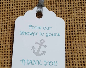 Personalized 2'' Favor Tags Wedding Tags Thank You