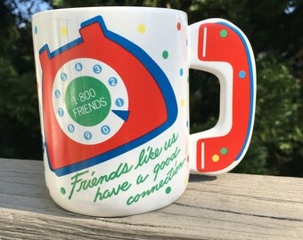 Rotary Telephone Mug Cup by Avon