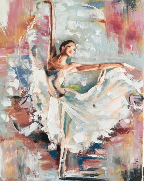 Colorful Ballerina Painting