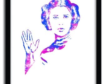Affiche live long and prosper by Kharmazero