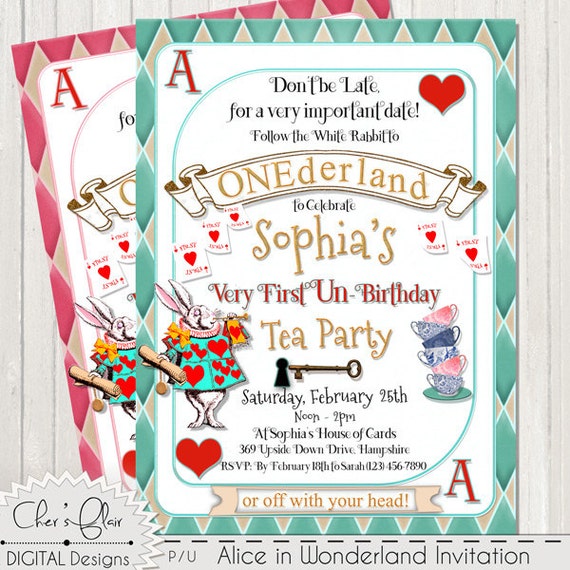 1St Birthday Tea Party Invitations 8