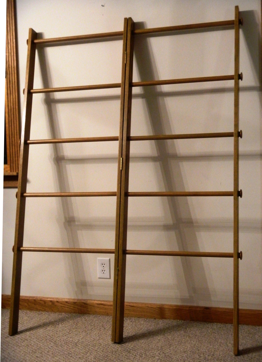 Corner Quilt Ladder Rack