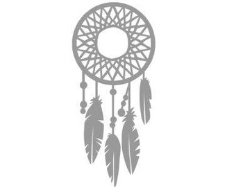 Vinyl Wall Decal Dream Catcher Dreamcatcher Wolf Indian Symbol Big Dec