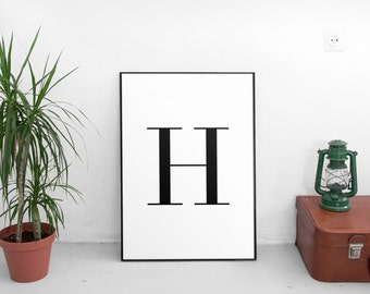 Letter H Wall Decor h letter | etsy Letter H Wall Decor h letter | etsy
