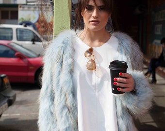 Exotique Jacket Powder Blue