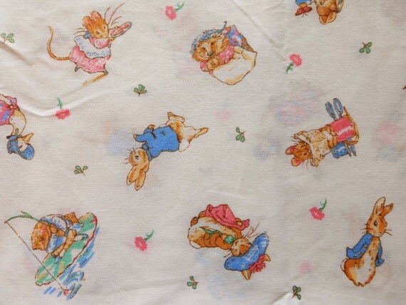 Beatrix Potter Fabric Peter Rabbit Fabric