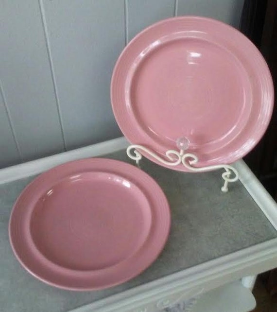 Pink Ceramic Dinner Plates Carnivale Stoneware Plates
