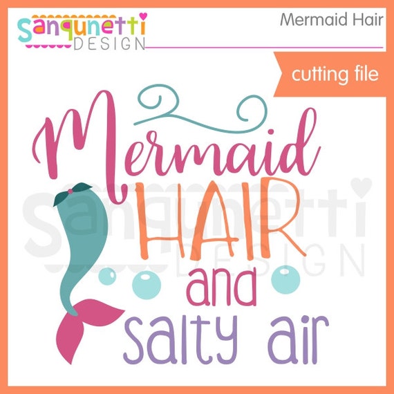 Download Mermaid SVG ocean svg sea svg Mermaid Hair lettering
