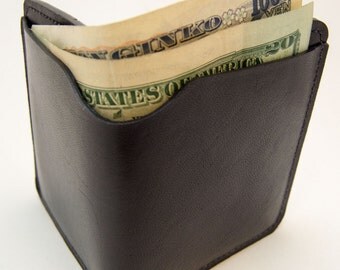 Billfold, Wallet, International Wallet, Leather Wallet, Horween Wallet - Black