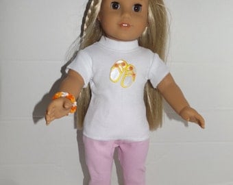 For 18" dolls such as American Girl Doll Clothes 4 Beach Piece Set